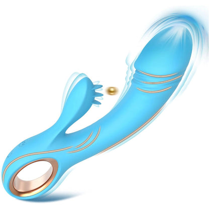 Simulated Penile Massage Shaker G-point Clitoral Stimulation. Masturbation. Thrusting And Thrusting For Both Ends In Seconds. Adult And Playful Female Use-EROSREALM