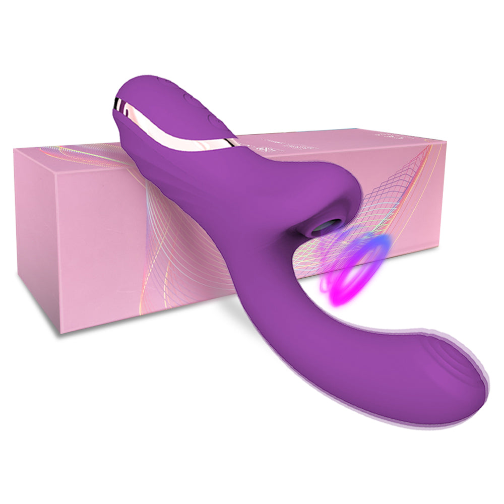 Rabbit Vibrator 10 Modes Clit Sucking Toy-EROSREALM