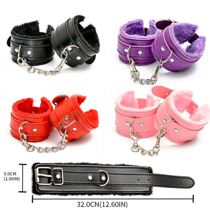 Bdsm Bondage Restraint Fetish Handcuffs & Ankle Cuffs Adult Game Toys-EROSREALM