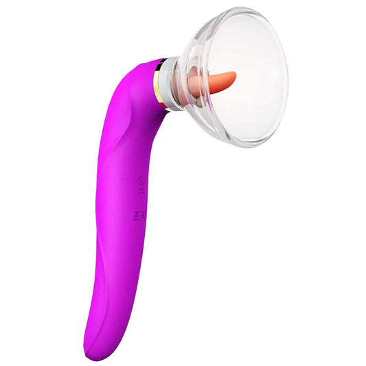 Clitoral Sucking Licking Vibrator. G-Spot Tongue Vibrator-EROSREALM