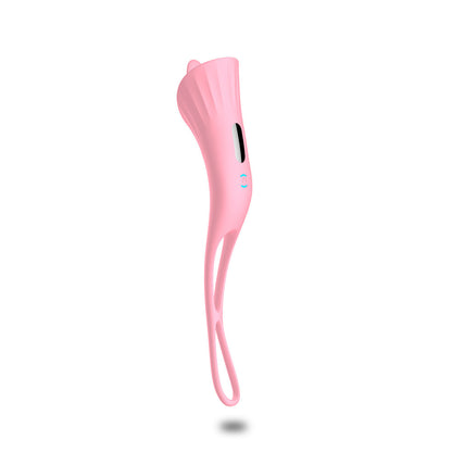 Ballerina Vibrator Tongue Licking Penis Ring Vibrator for Couples-EROSREALM