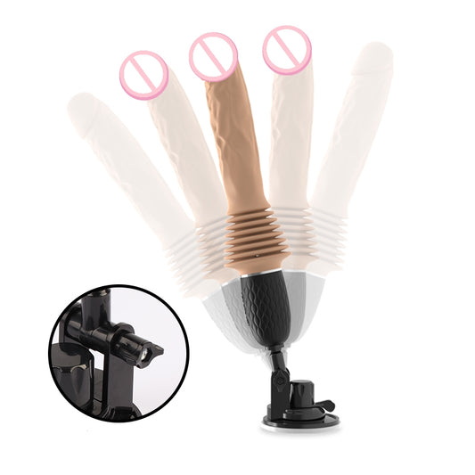 Handfree Telescopic Vibration Dildo Sex Machine-EROSREALM