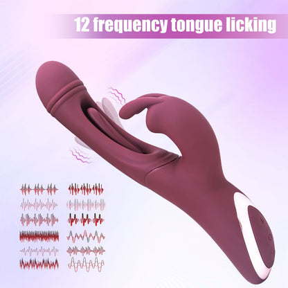 3-in-1 Tapping Clit-stimulating G-spot Vibrator-EROSREALM