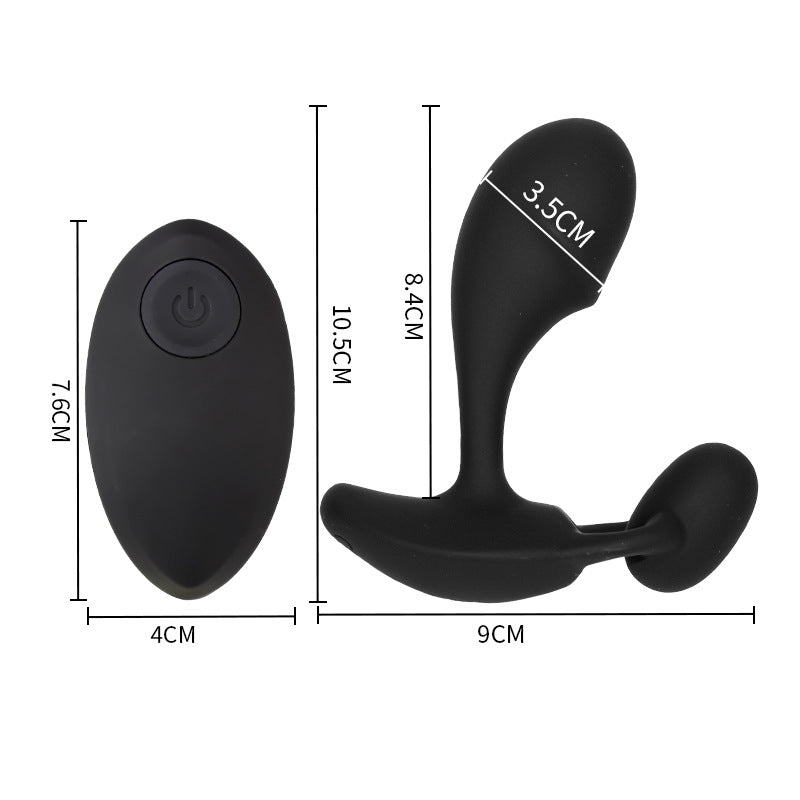 Prostate Massager Anal Plug With Remote Control-EROSREALM