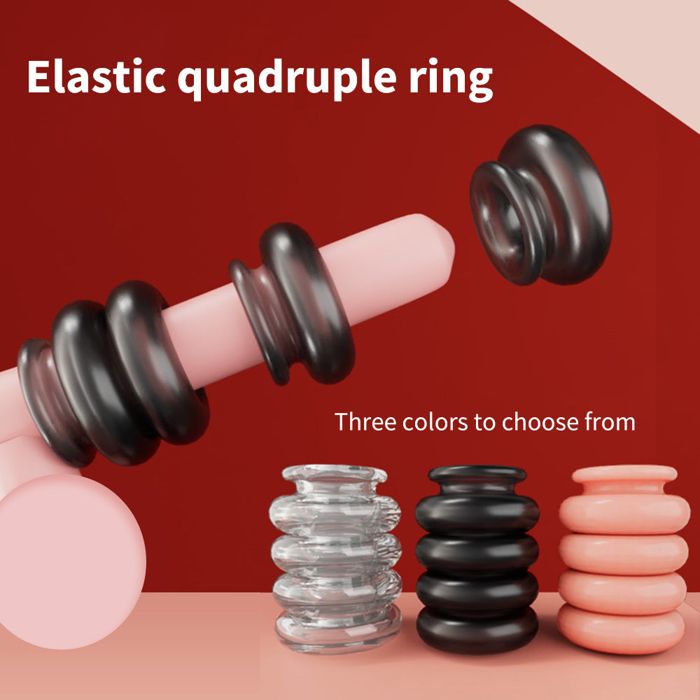 Male Cock Ring Penis Delay Ejaculation Ring Reusable Lock Ring-EROSREALM