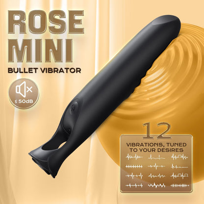 12 Vibrating Modes Rose Lipstick Vibrator-EROSREALM