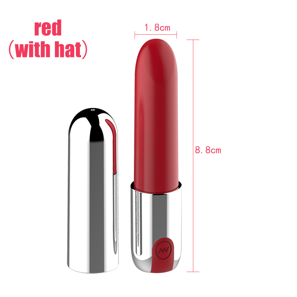 Mini Bullet Vibrator G Spot Lipstick Vibration Vagina Clitoris Stimulator-EROSREALM