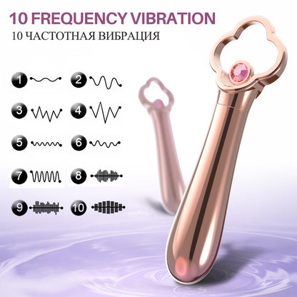 10 Powerful Pulsating Modes Bullet Vibrators Mini Massager-EROSREALM