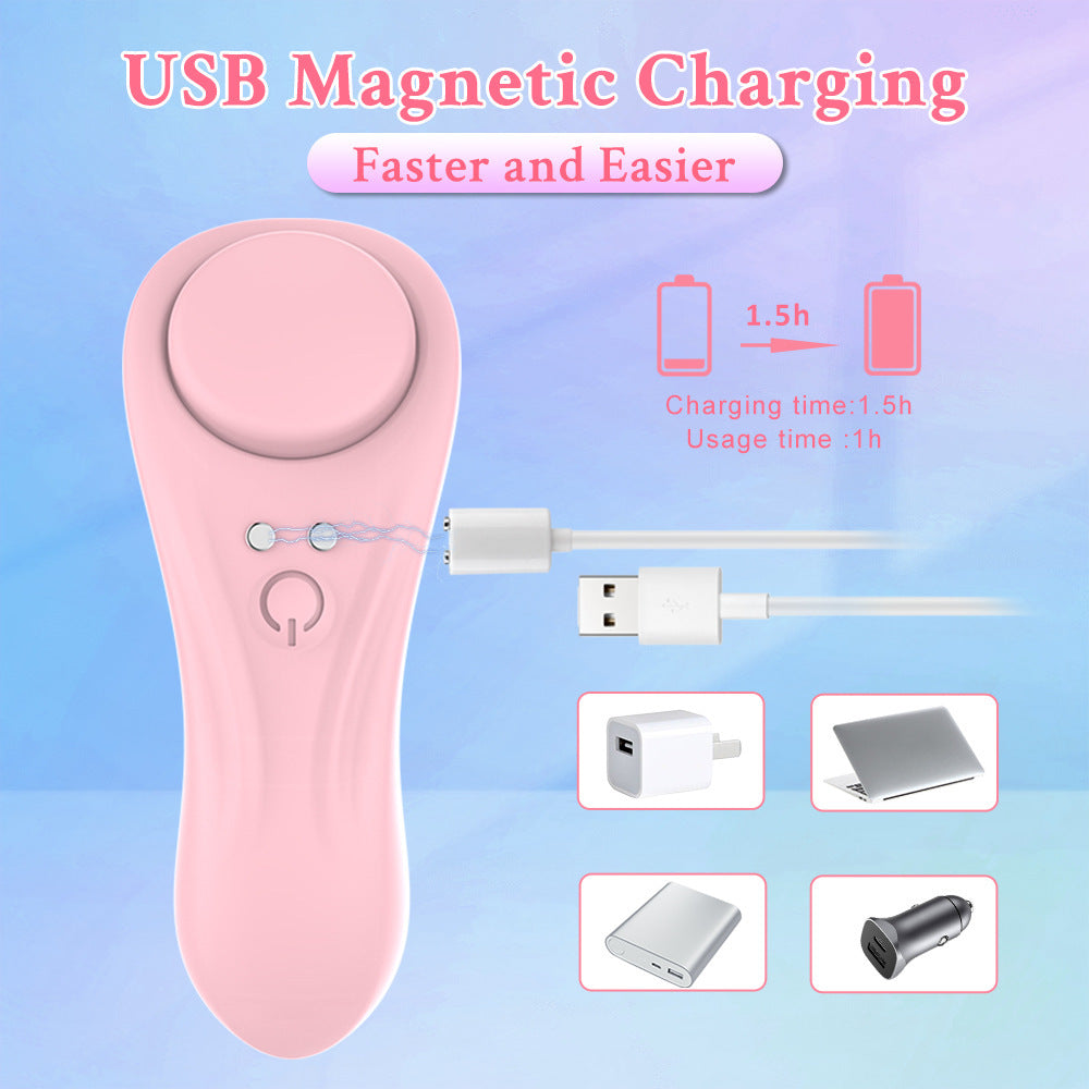 Wireless Remote Control Magnetic Suction Panty Vibrator-EROSREALM