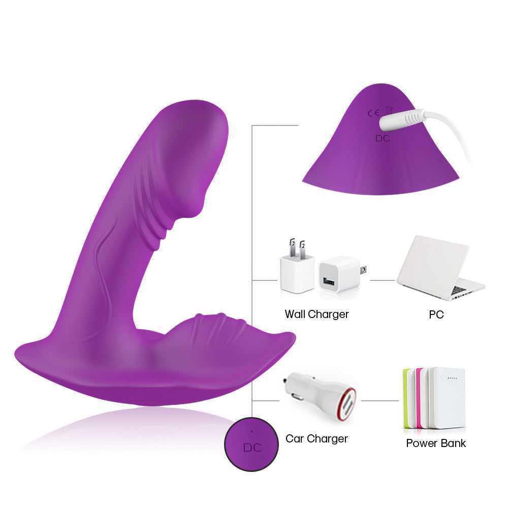 WHISTLE 9 Frequencies Vibrating Panty Dildo Vibrator-EROSREALM