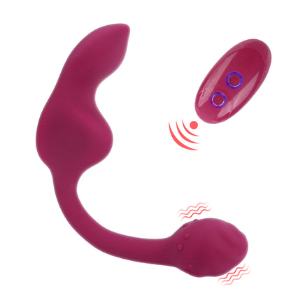 3 Point Stimulator Panty Vibrator With Tail-EROSREALM