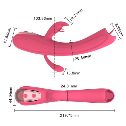 Double Tongue Vibrating G-spot Vibrators-EROSREALM