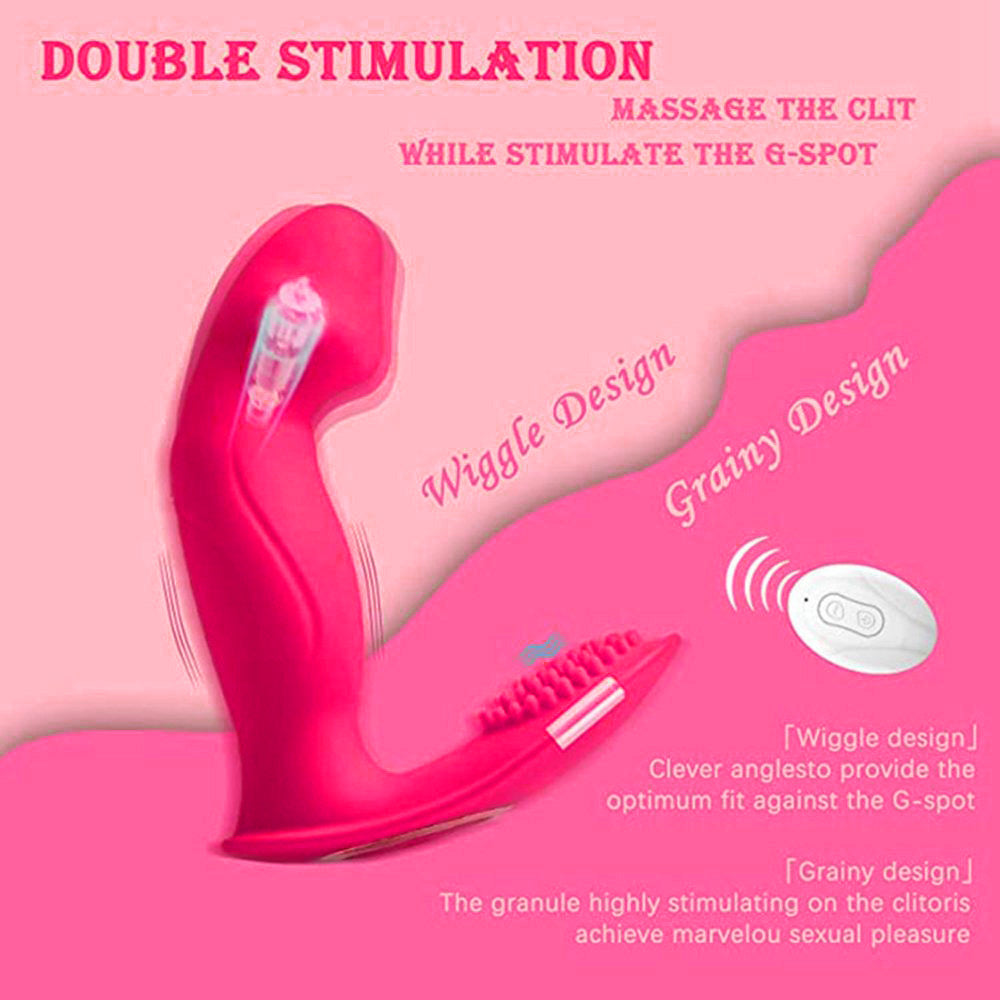 Wearable Remote Control Panty Vibrator For Clit & G-spot-EROSREALM