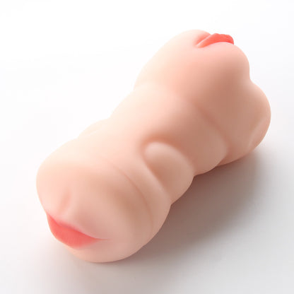 2-in-1 Simulated Dual-channels Male Stroker-EROSREALM