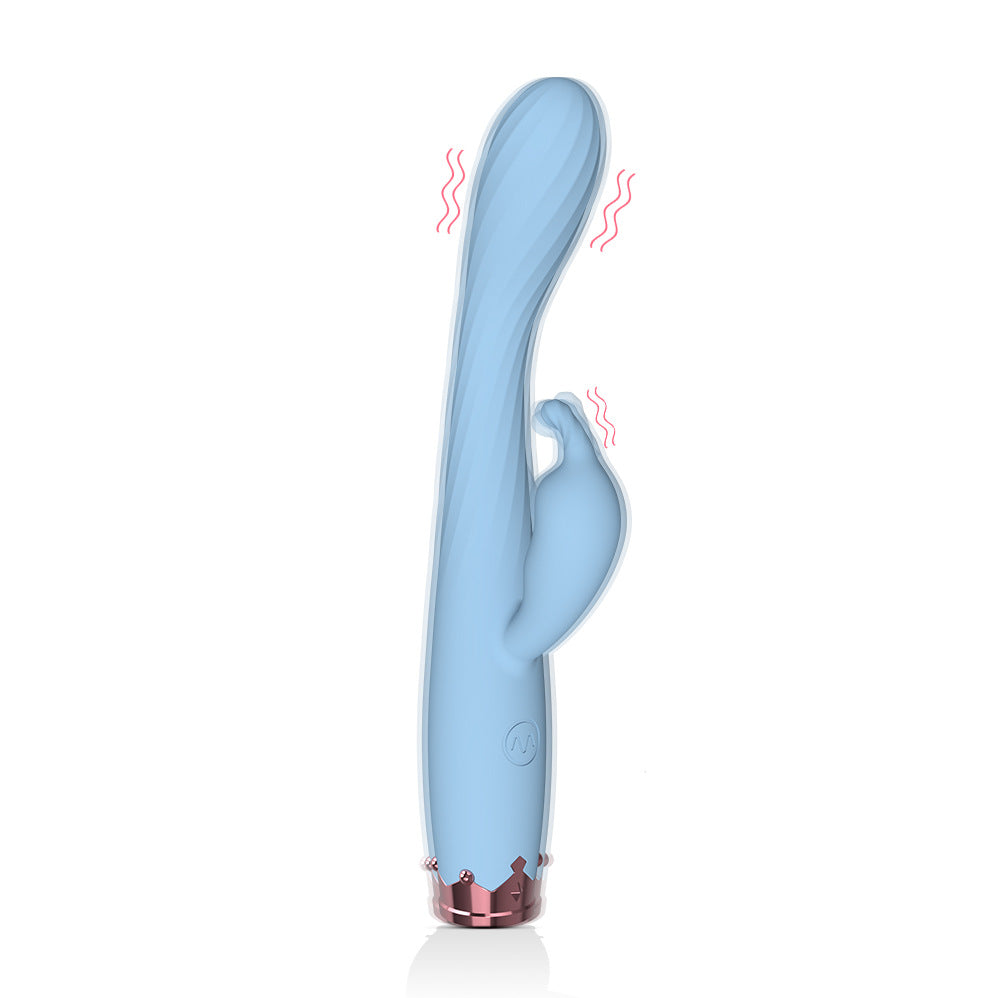 2 Point Stimulation Strong Shock G-spot Vibrator-EROSREALM