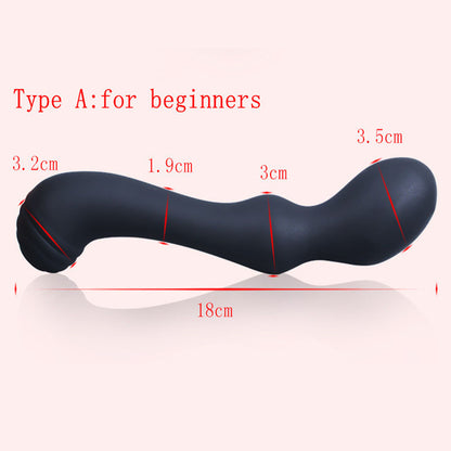 Prostate Massage Stimulation Silicone Anal Plug-EROSREALM