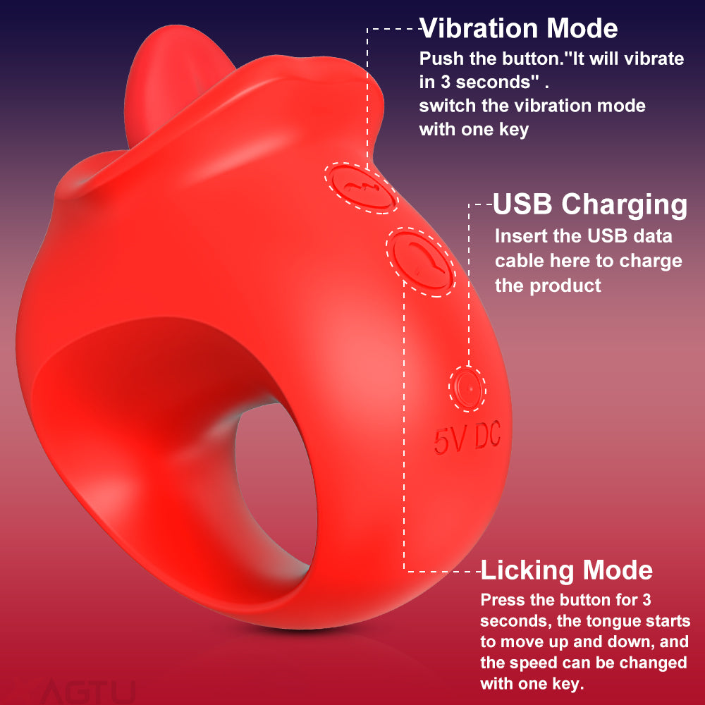 Handheld Tongue-licking Clit Stimulator-EROSREALM