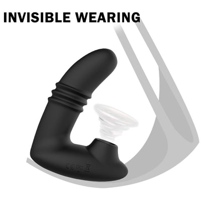 10 Modes Wearable Sucking Vibration G-spot Prostate Anal Vibrator-EROSREALM