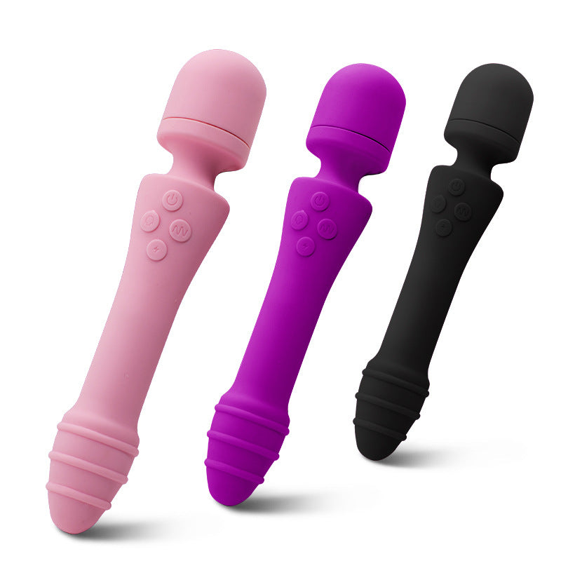 Double Ended Vibration Wand Massager-EROSREALM