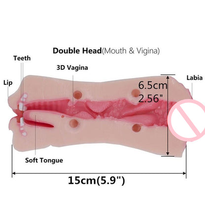 Pocket Pussy Toys Sexual Masturbation Vagina Toys Cup For Men-EROSREALM