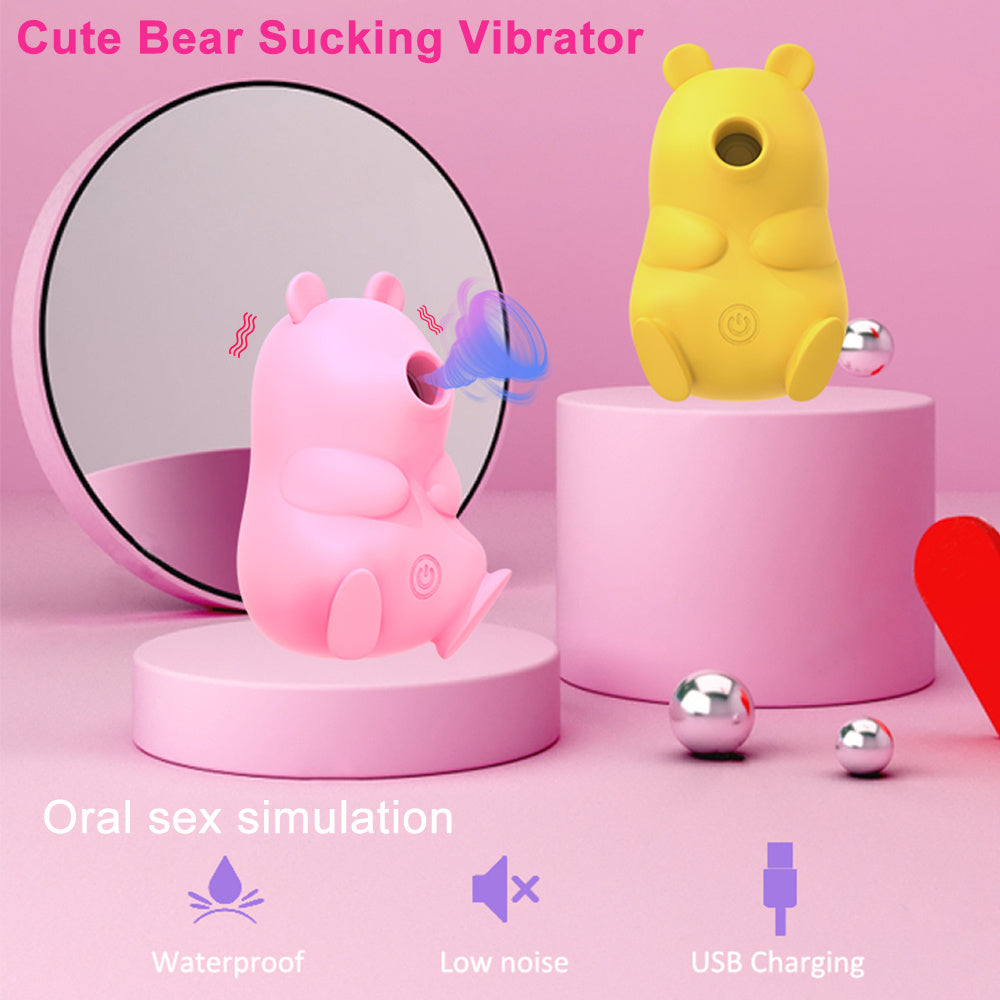 Vagina Sucking Vibrator Duck Vibrating Sucker Oral Sex Suction Clitoris Stimulator-EROSREALM