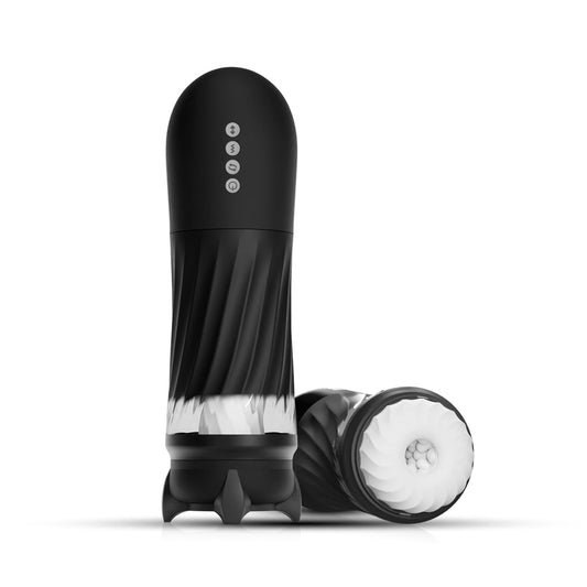 Steelcan 5 Thrusting 3 Rotating & 5 Vibrating Modes Penis Stroker-EROSREALM