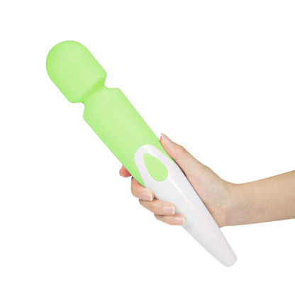 10 Speed Frequency Silicone Waterproof Wand Vibrator-EROSREALM