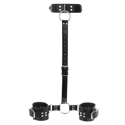 Sex Toys Collar & Cuffs. Neck to Wrists Restraint Set-EROSREALM