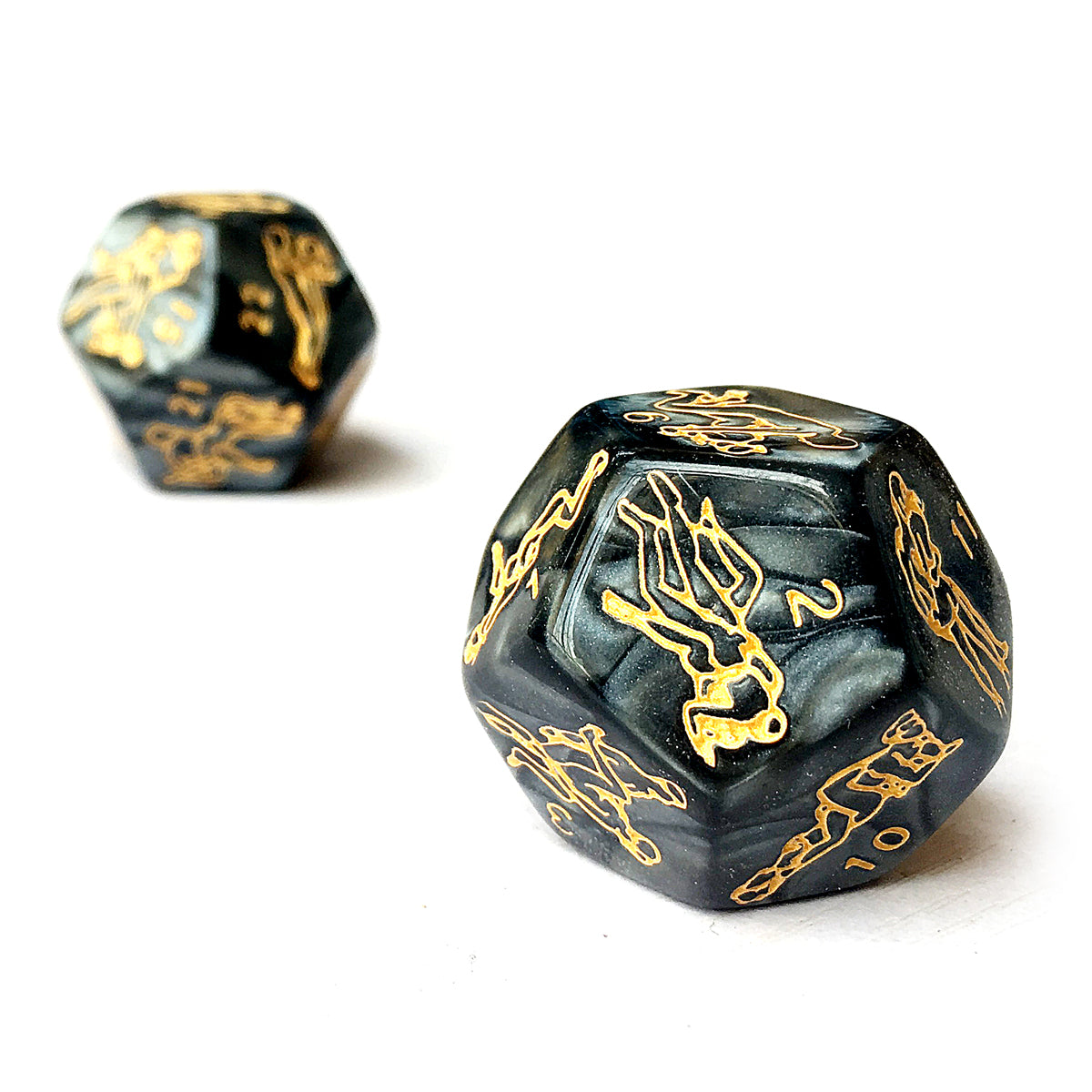 4pcs Acrylic Love Game Dice-EROSREALM