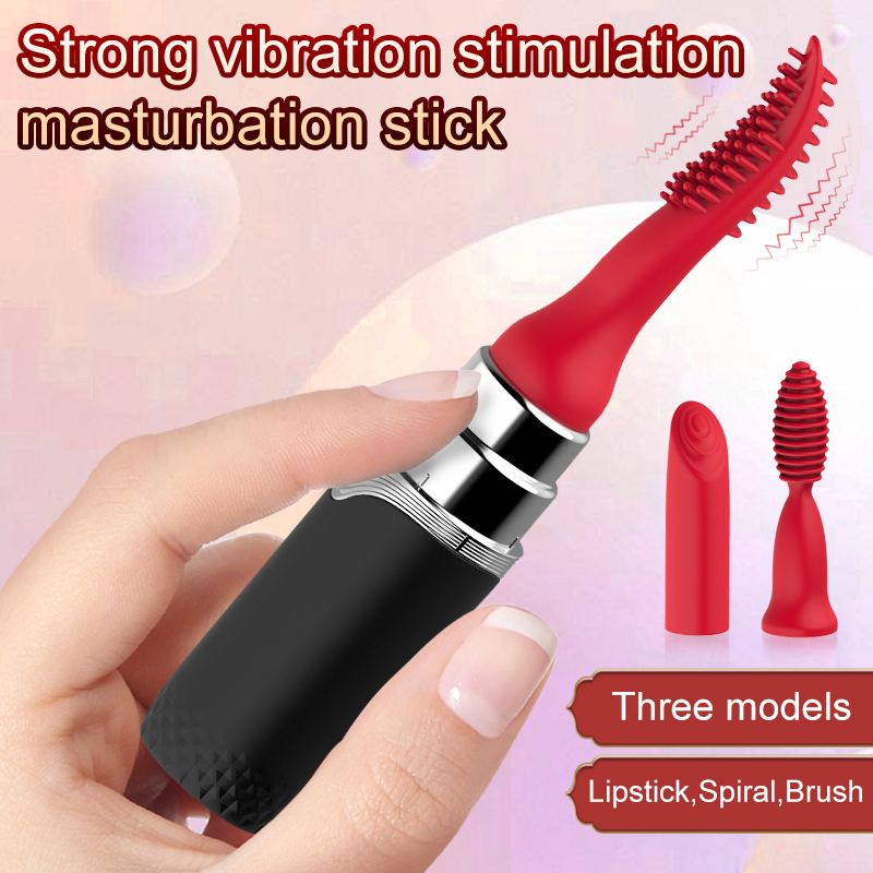 3-in-1 Clit-stimulating Lipstick Vibrator-EROSREALM