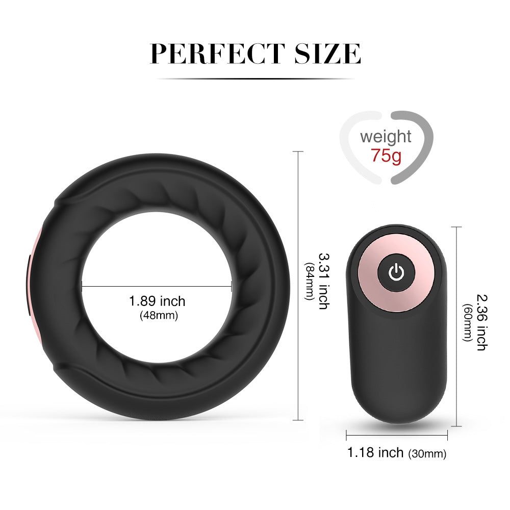 Vibrator Vibrating Penis Ring for Clitoral Stimulation. Remote Control Clitoris Stimulator Massager-EROSREALM