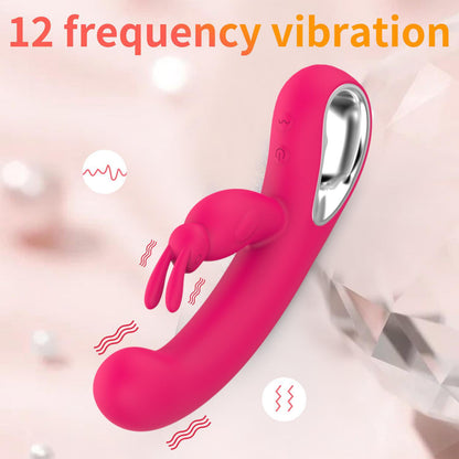 Handhled 12 Frequency Strong Shock G-spot Vibrator-EROSREALM