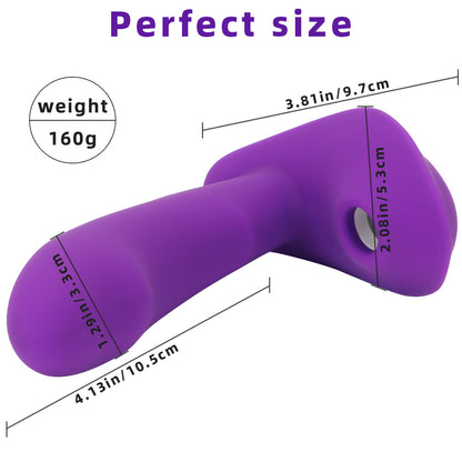 3-in-1 Wireless Remote Control Sucking Wearable Vibrator-EROSREALM