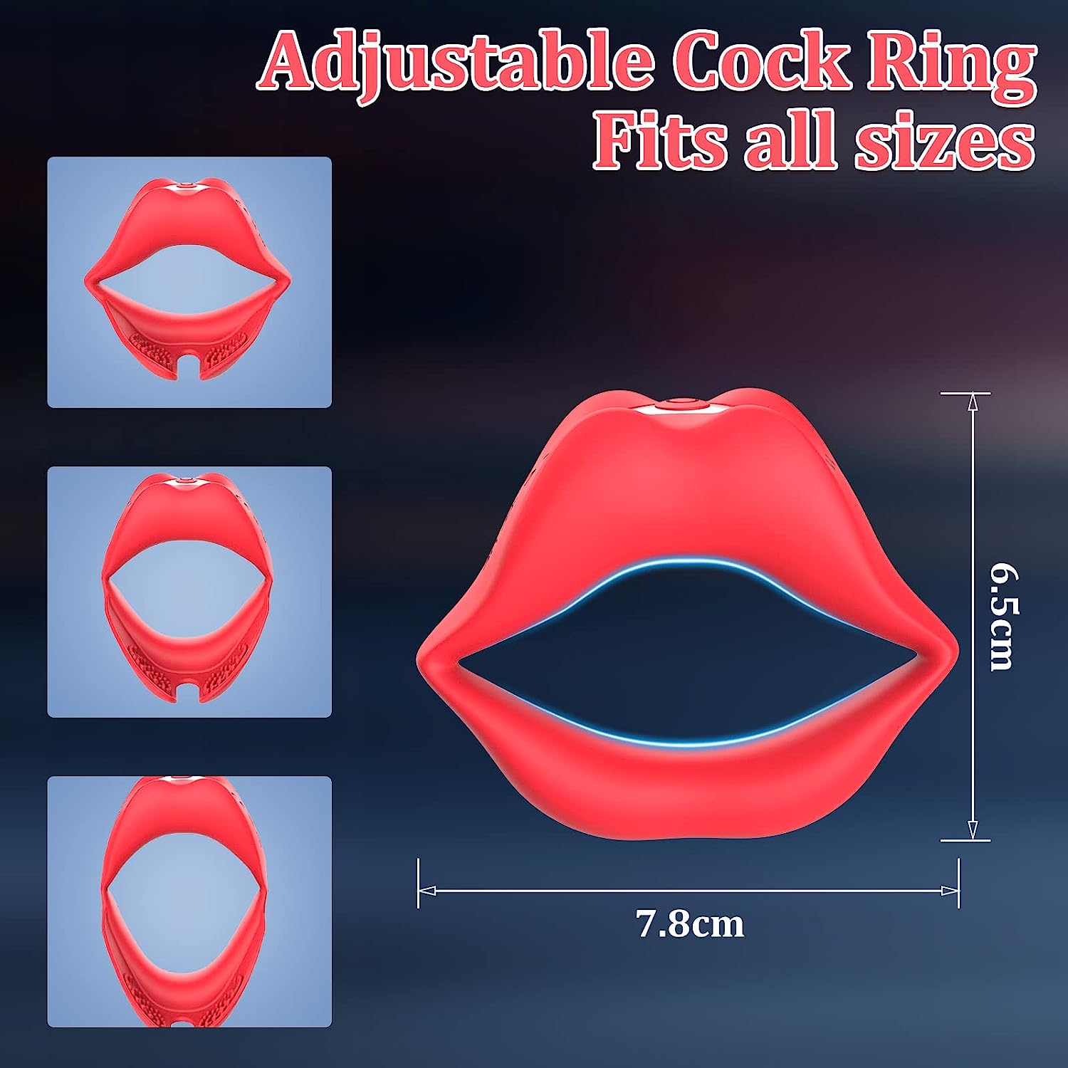 Male Rose Toy Wireless Remote Control Vibrating Penis Ring-EROSREALM