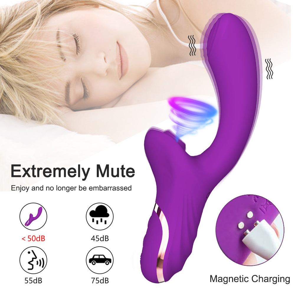 Rabbit Vibrator 10 Modes Clit Sucking Toy-EROSREALM