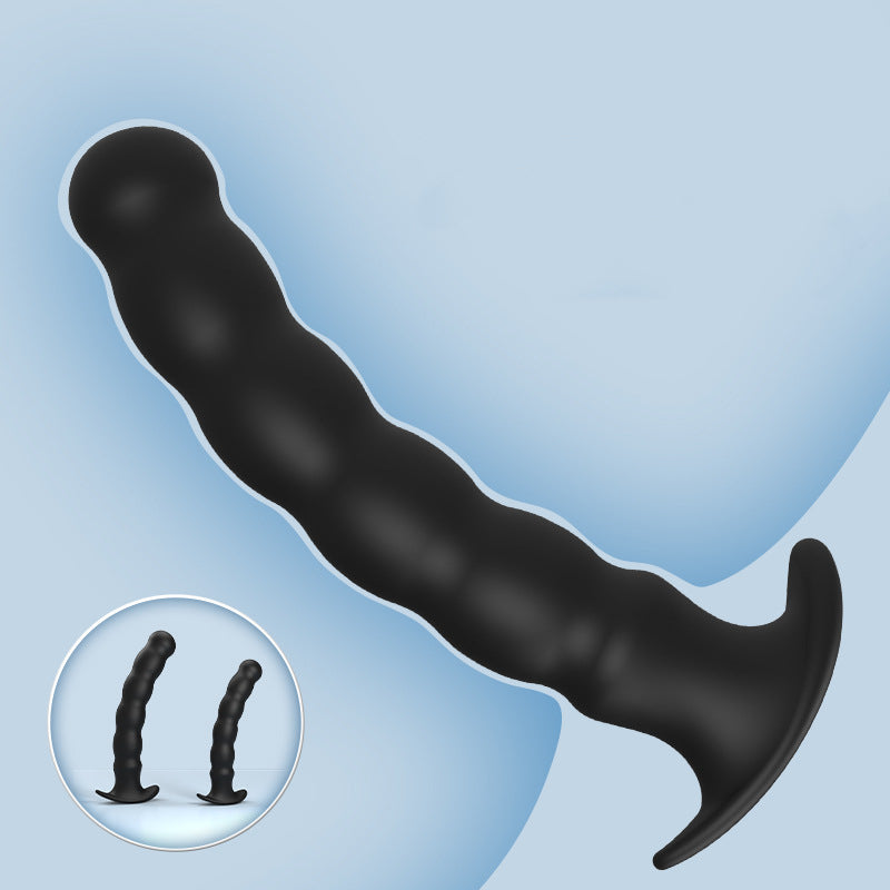 Ripple Silicone Plug Vibe Prostate Massager G-spot Stimulation-EROSREALM