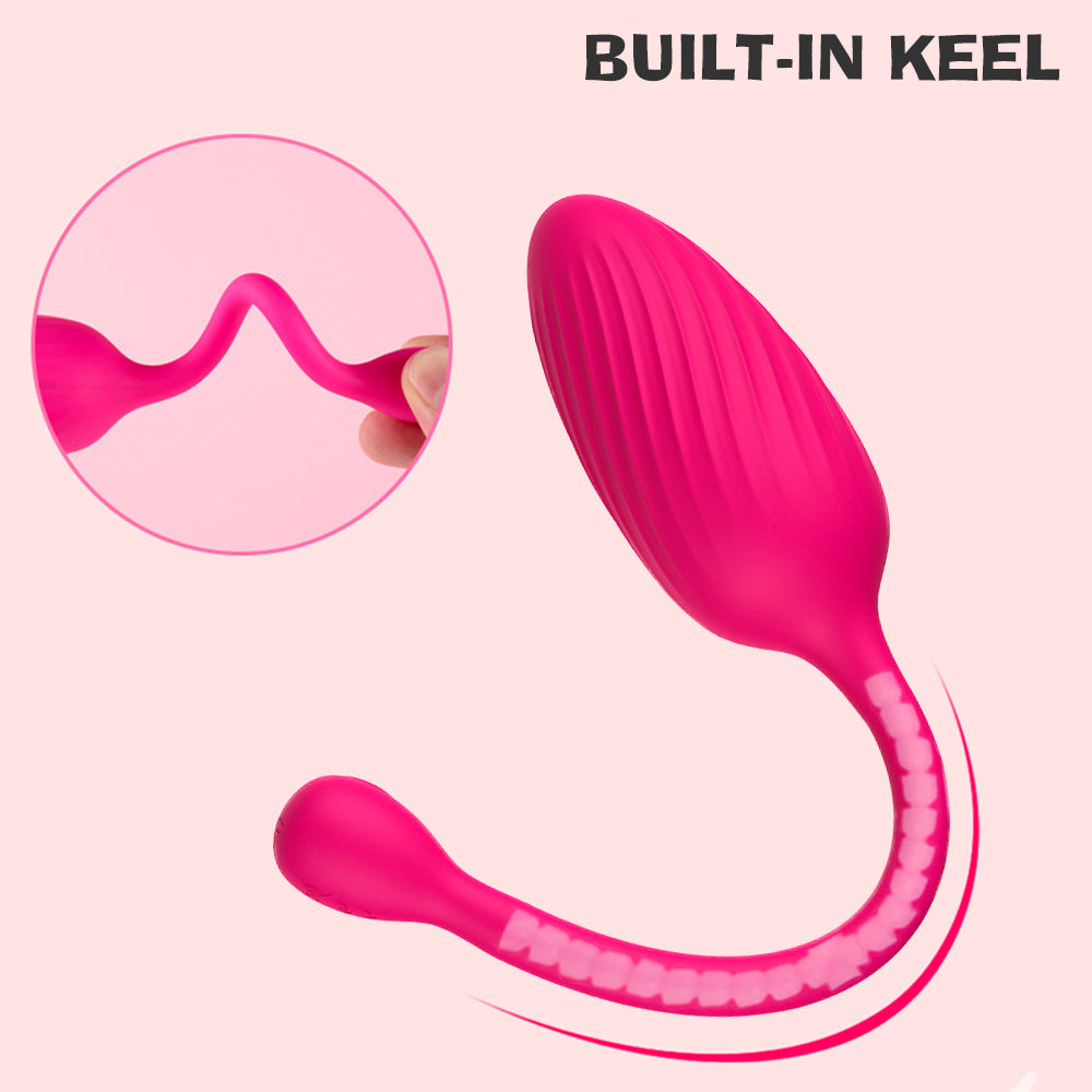 Remote Control Vibrating Egg Built-in Kegel Ball Panties Vibrator-EROSREALM