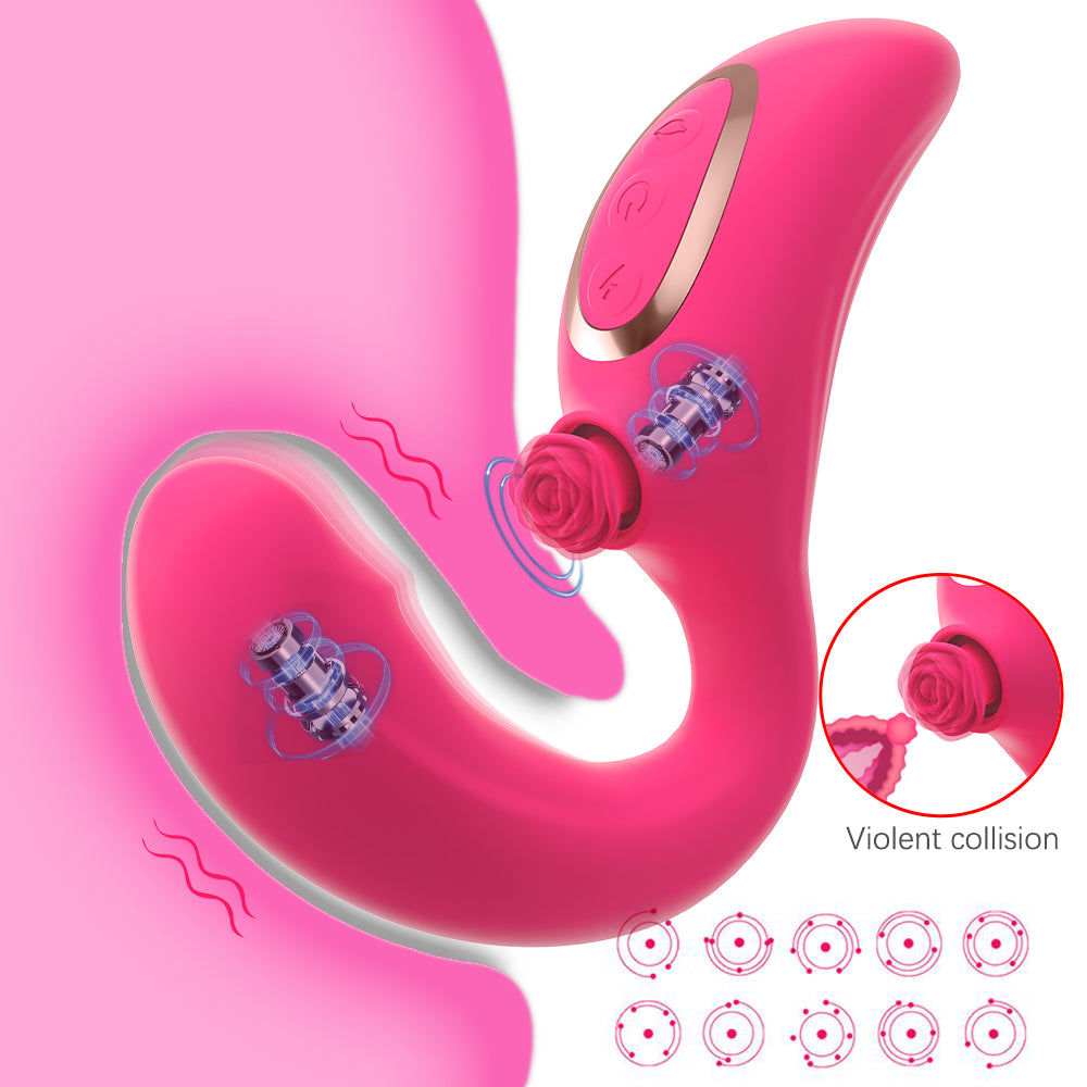 ROSYBABE Rose Thumping Vibrator-EROSREALM