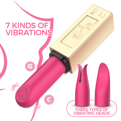 Lipstick Tongue Licking Vibrator Vibrating Egg G Spot Vibrators-EROSREALM