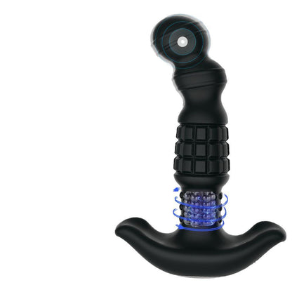 10 Frequency Vibration 3 Mode Rotation Remote Control Grenade Prostate Massager-EROSREALM