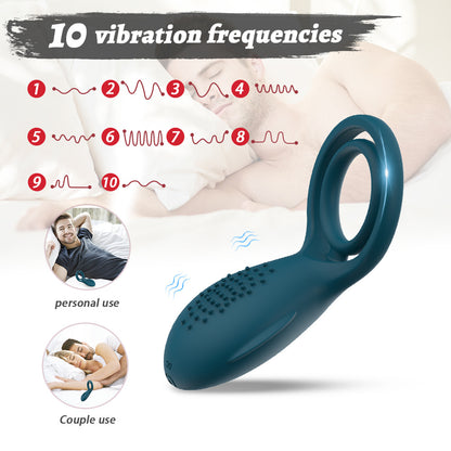 10 Frequency Vibration Cock Ring-EROSREALM