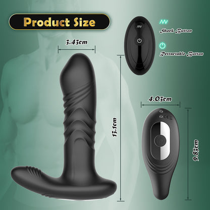 App Remote Control Telescopic Vibration Prostate Massager-EROSREALM