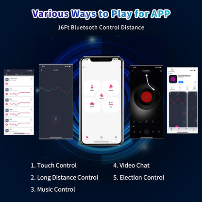 App Controls Telescopic Vibrating Anal Plug With Ring For Men's Prostate Massage-EROSREALM