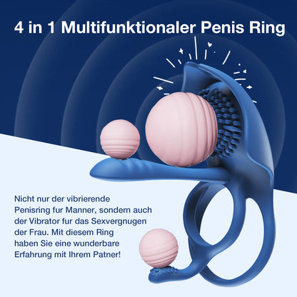 4 Points Stimulating Penis Ring For Couples-EROSREALM