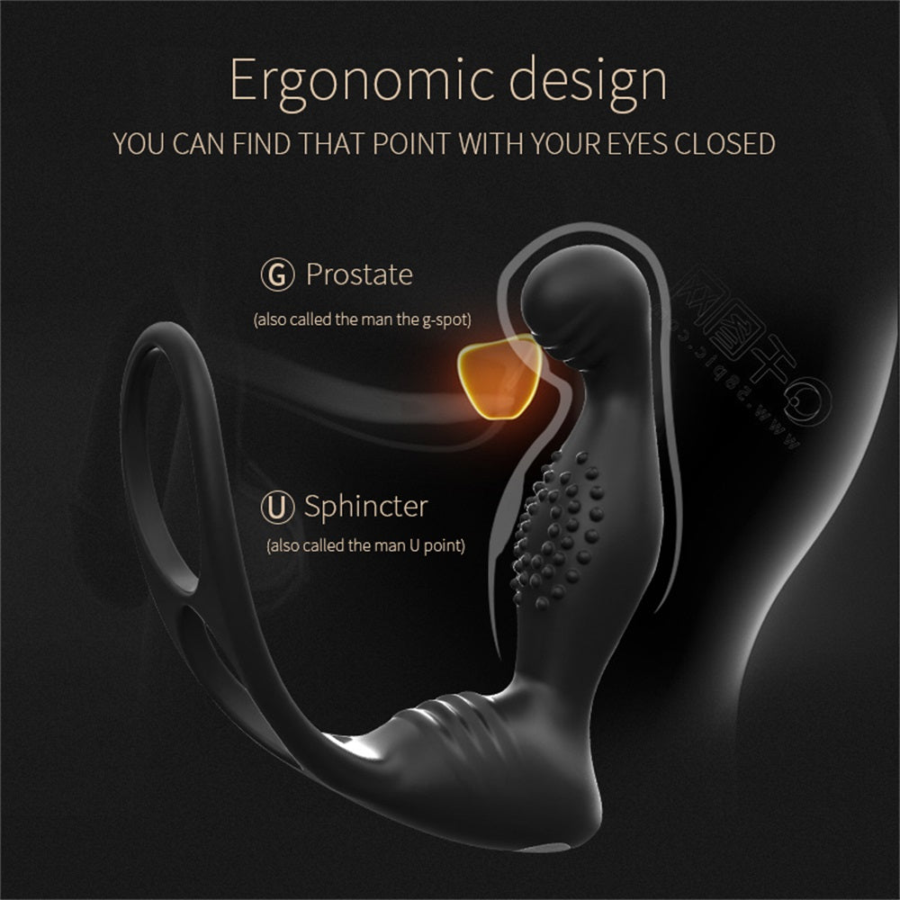 Wireless Remote Control G-spot Vibrator Prostate Massager-EROSREALM