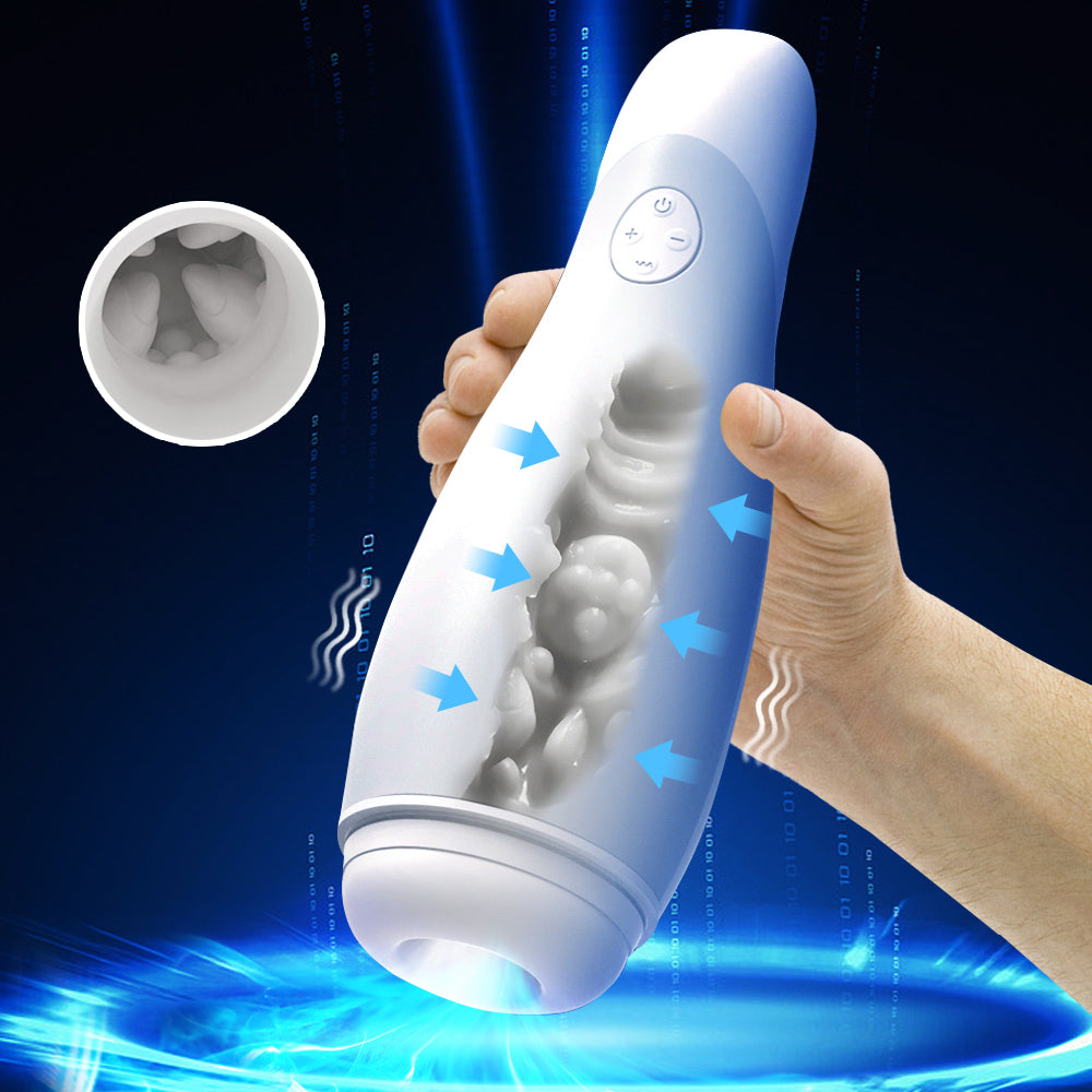 3-in-1 Interactive Voice Automatic Sucking And Vibrating Blowjob Masturbation Cup-EROSREALM