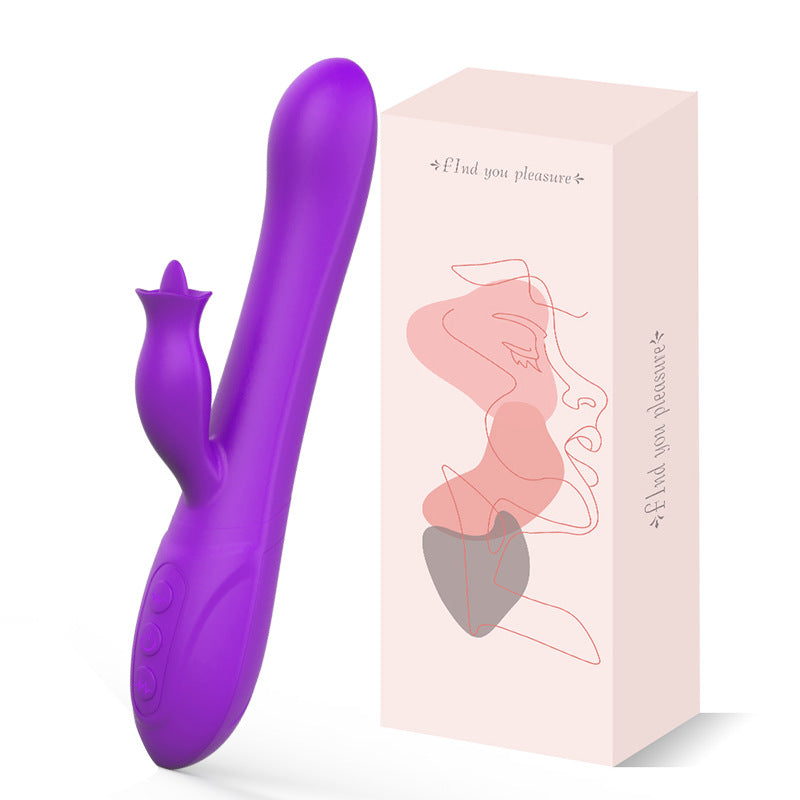 Swinging Rotation Vibration Silicone Rabbit G-spot Vibrator-EROSREALM