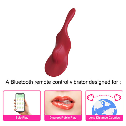 Violin App Controlled Invisible Wearable Panty Vibrator-EROSREALM