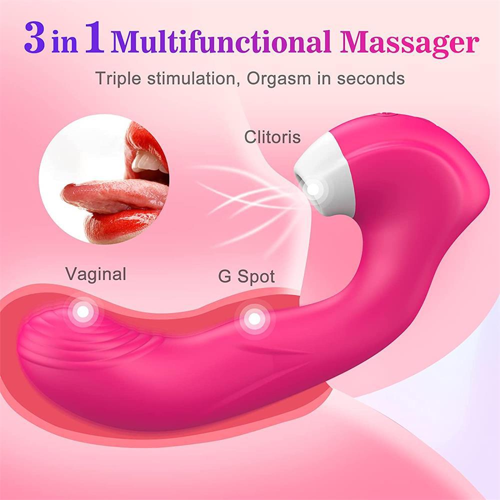 Adult Products 10 Frequency Vibrating Sucking Device-EROSREALM