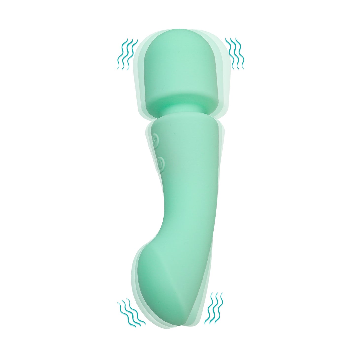 Double-ended Silicone Wand Vibrator-EROSREALM